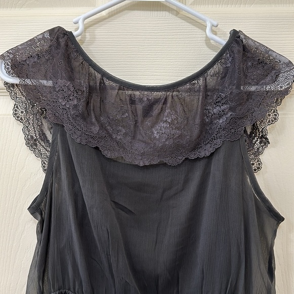 American Eagle outfitters, medium, gray midi lace dress. NWOT. - Picture 8 of 10